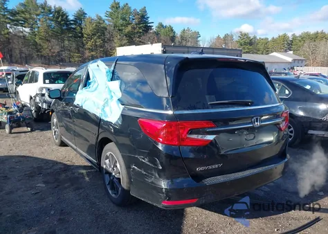 2021 Honda Odyssey Elite from USA, damaged, VIN 5FNRL6H96MB002556